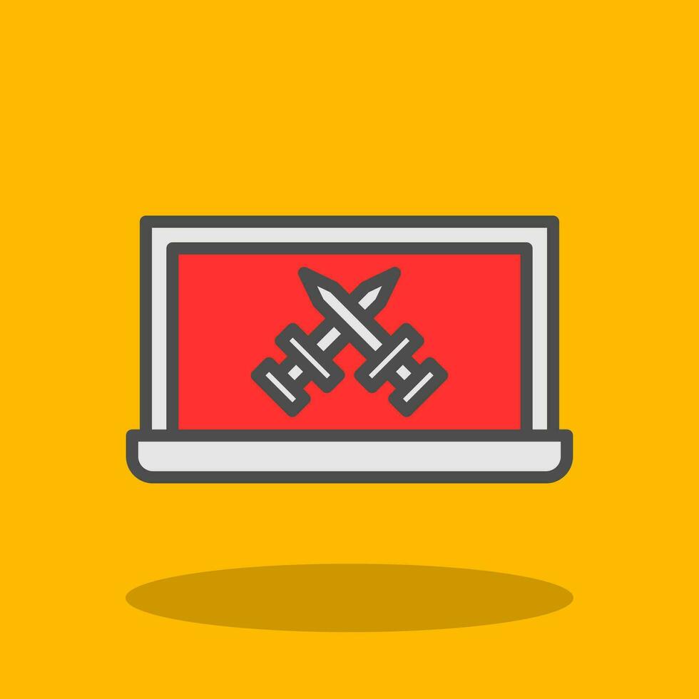 Laptop Vector Icon Design