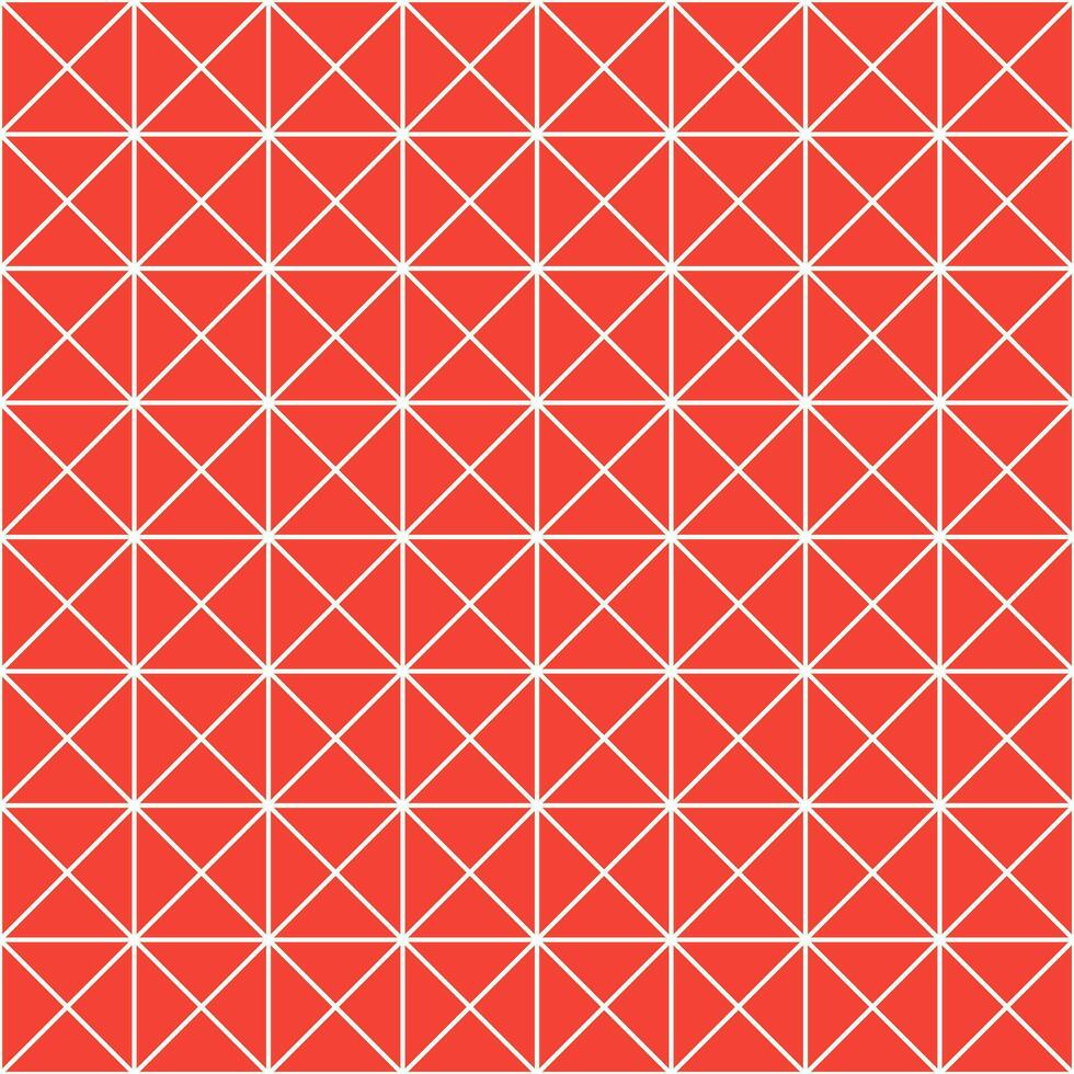 Red triangle pattern background. Triangle pattern background. Triangle background. Seamless pattern. for backdrop, decoration, Gift wrapping vector