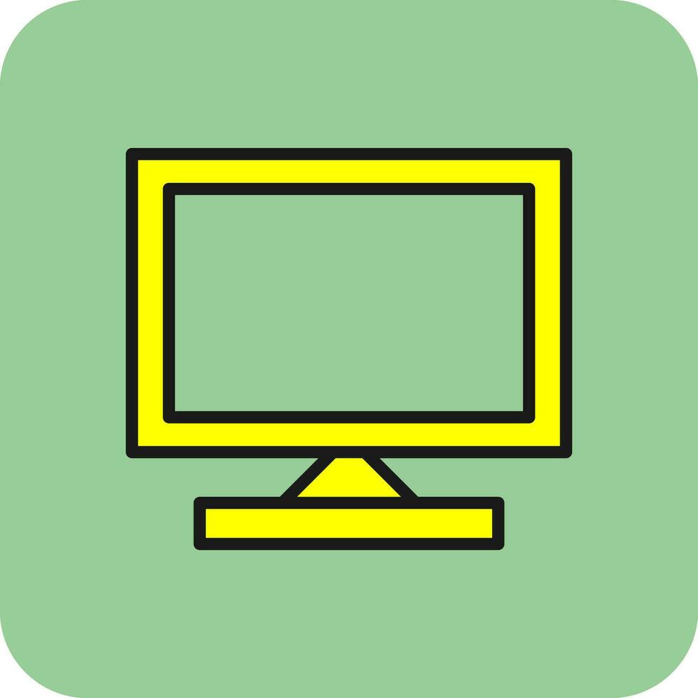 Monitor Screen Vector Icon Design