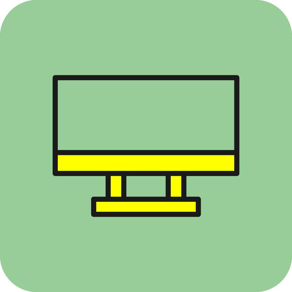 Monitor Screen Vector Icon Design