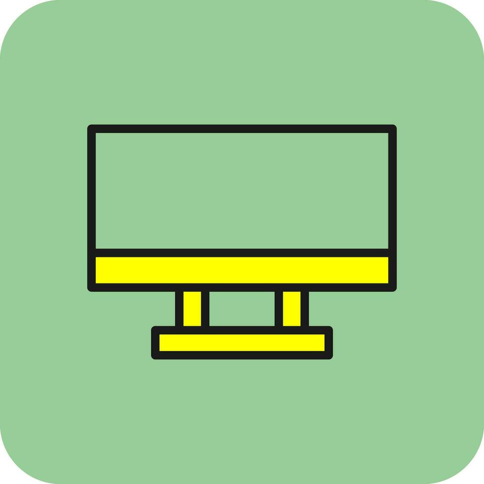 Monitor Screen Vector Icon Design