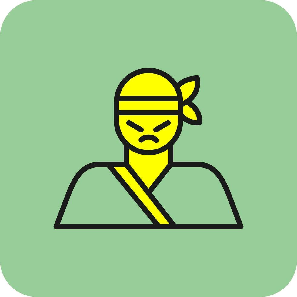 Ninja Vector Icon Design