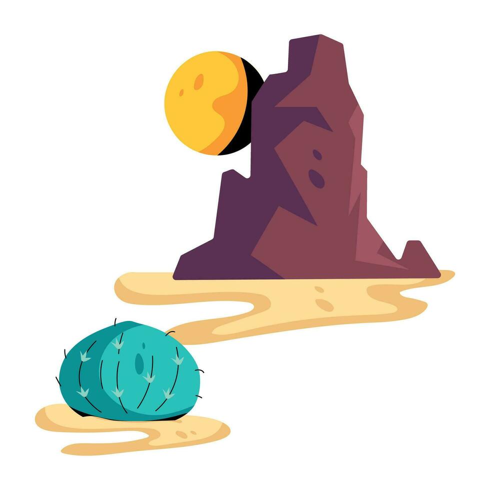 Trendy Arizona Desert vector