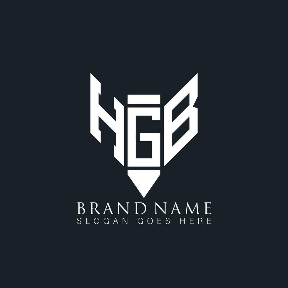 HGC letter logo. HGC creative monogram initials letter logo concept. HGC Unique modern flat abstract vector letter logo design.