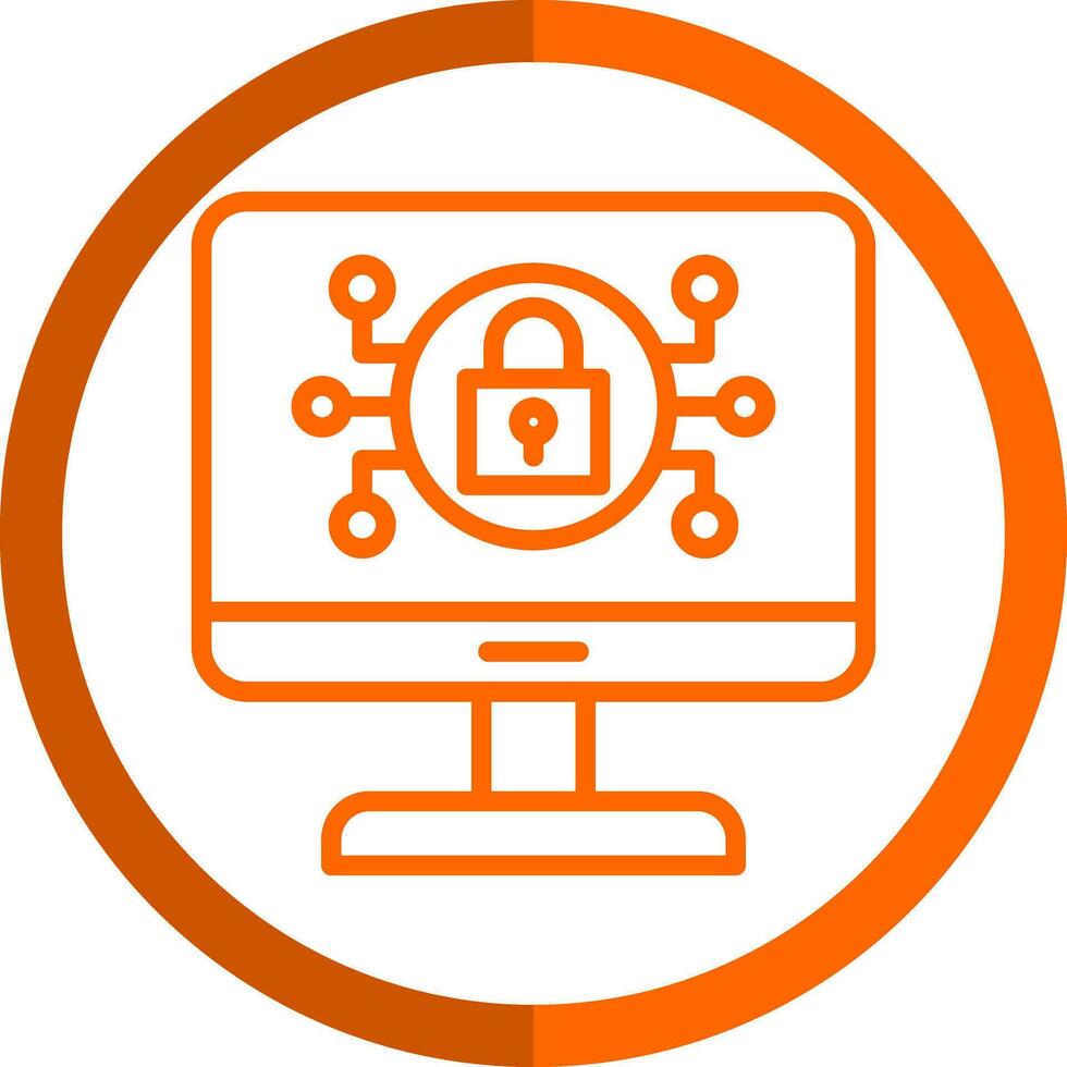Online Security Risks Vector Icon Design