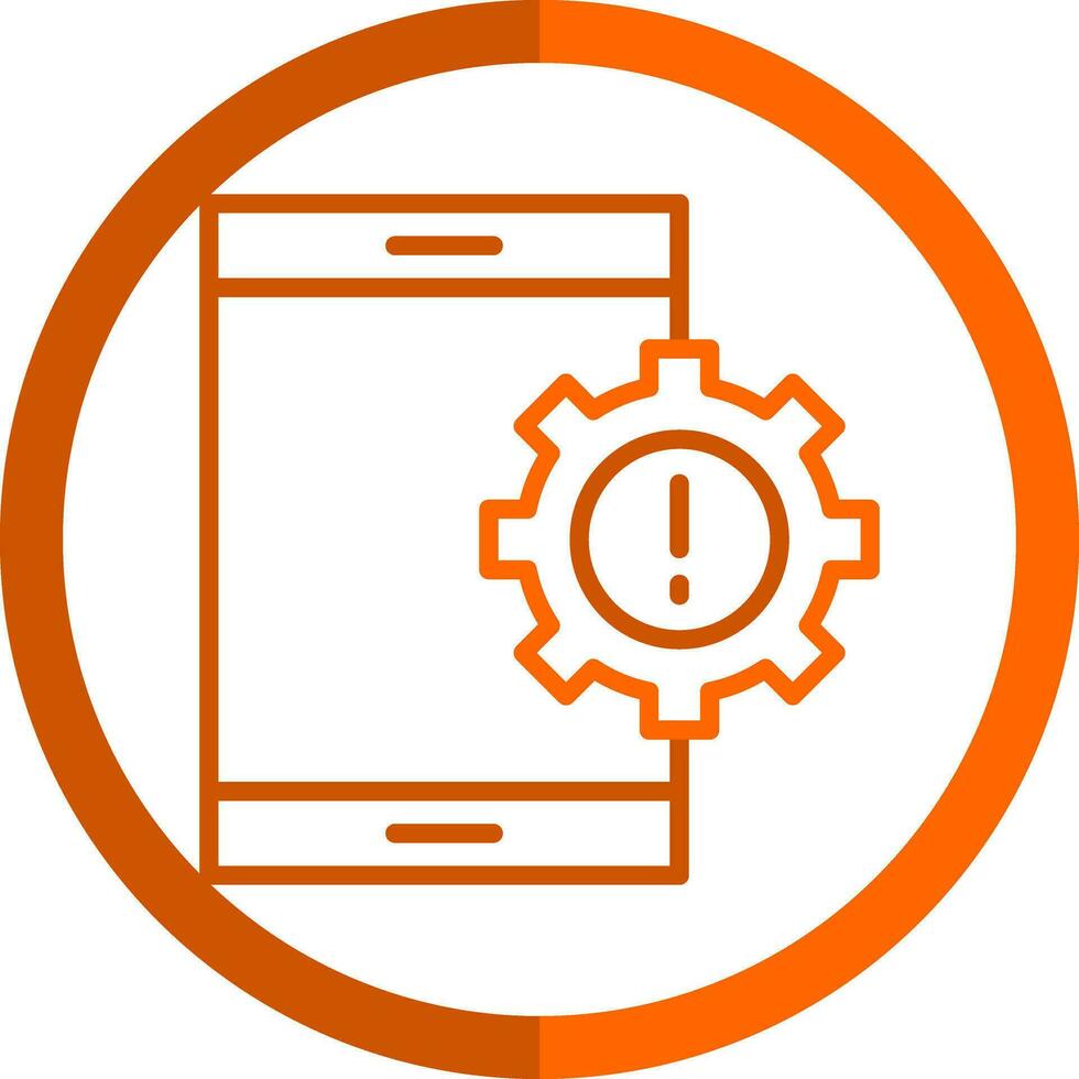 Mobile App Vulnerabilities Vector Icon Design