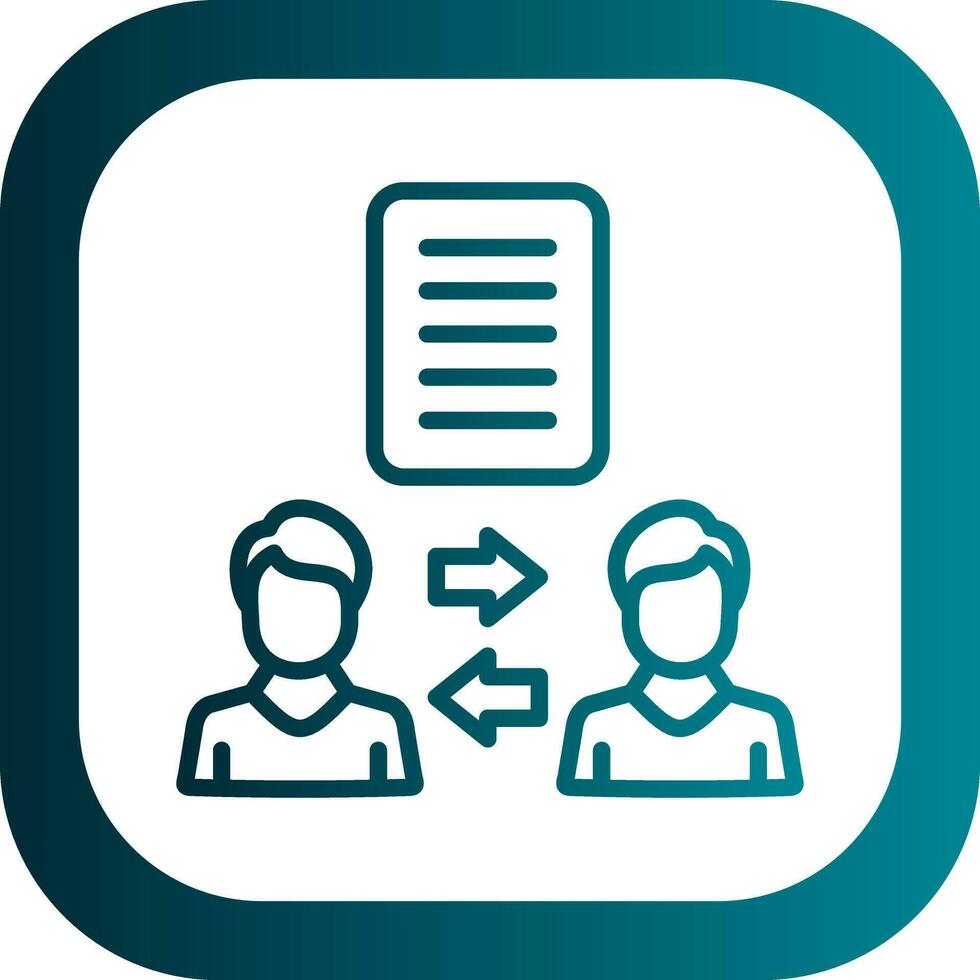Contract Disputes Vector Icon Design