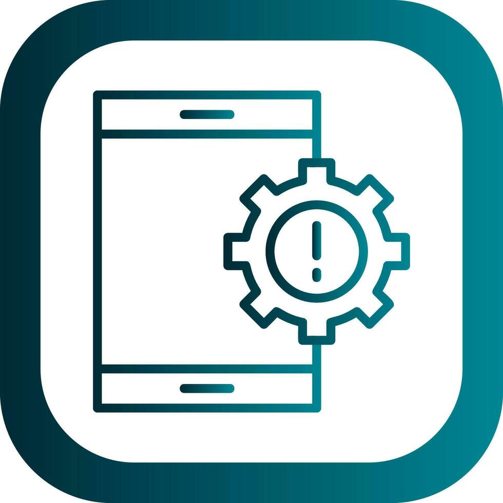 Mobile App Vulnerabilities Vector Icon Design