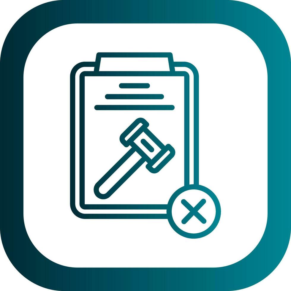 Regulatory Non Compliance Vector Icon Design