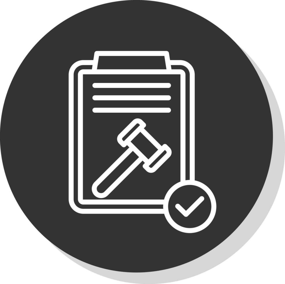 Regulatory Scrutiny Vector Icon Design