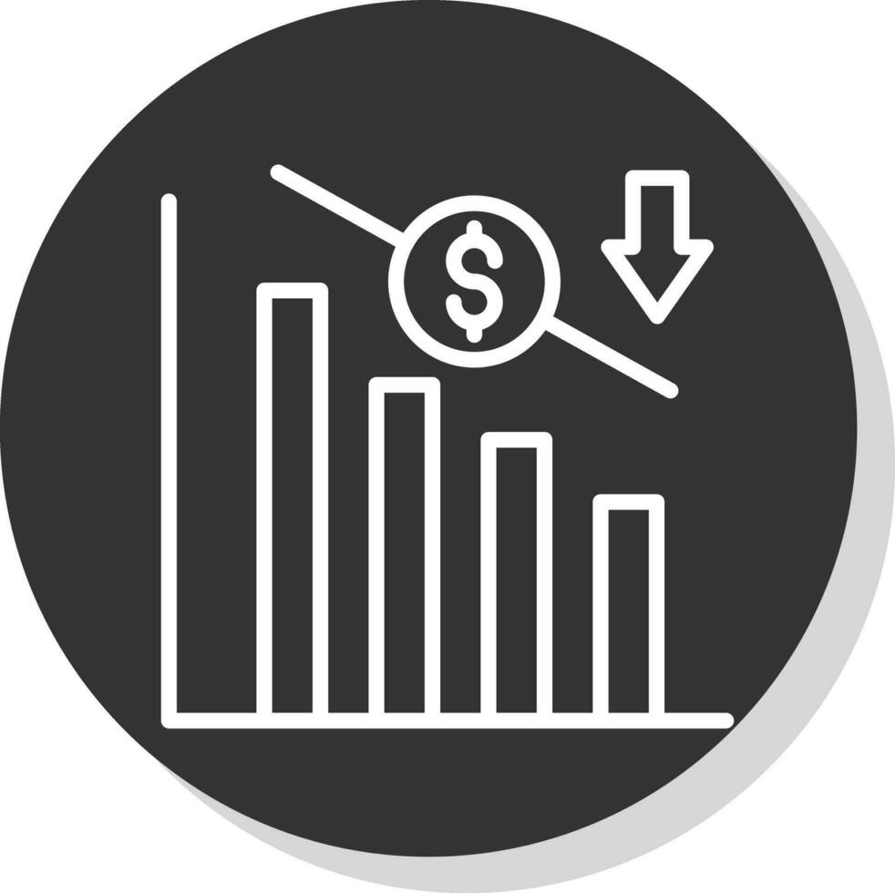 Industry Downturn Vector Icon Design