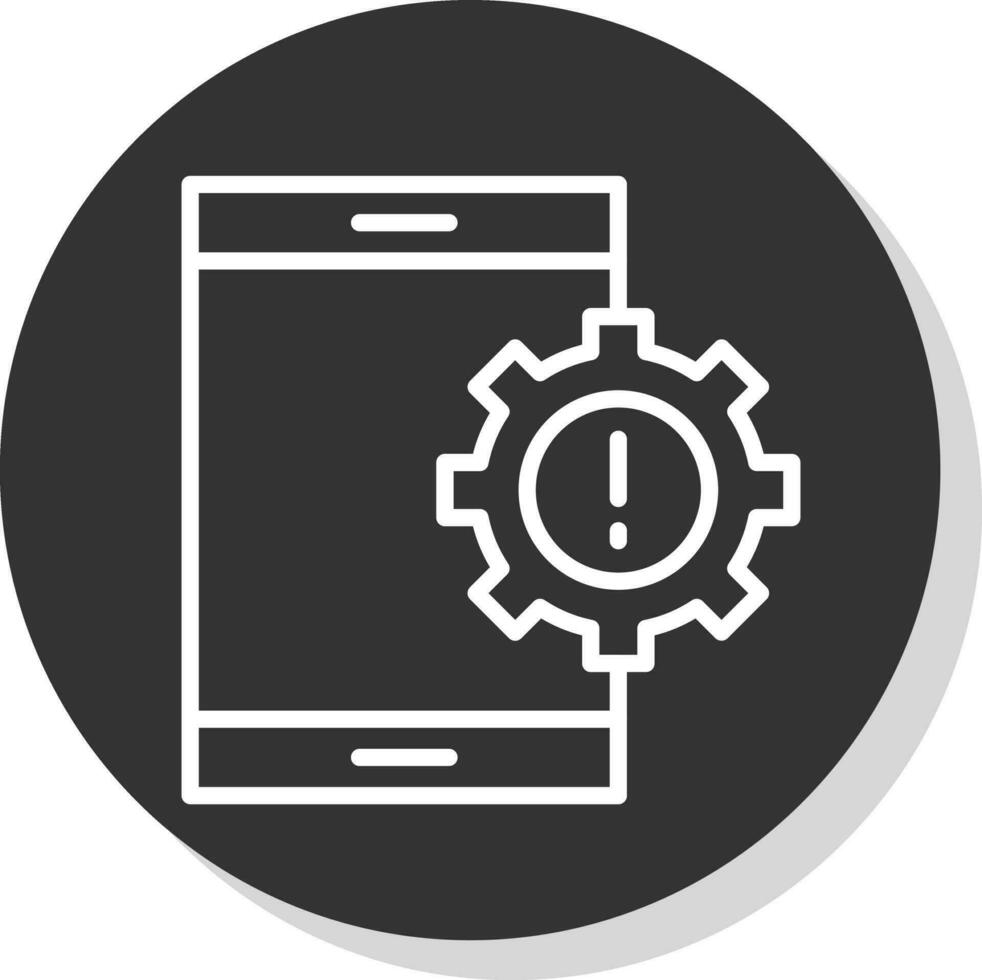 Mobile App Vulnerabilities Vector Icon Design