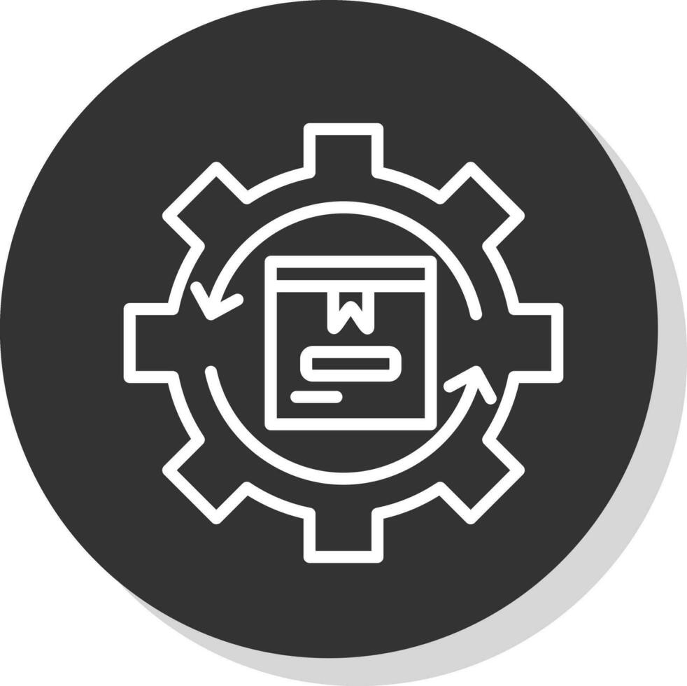 Supply Chain Complexity Vector Icon Design