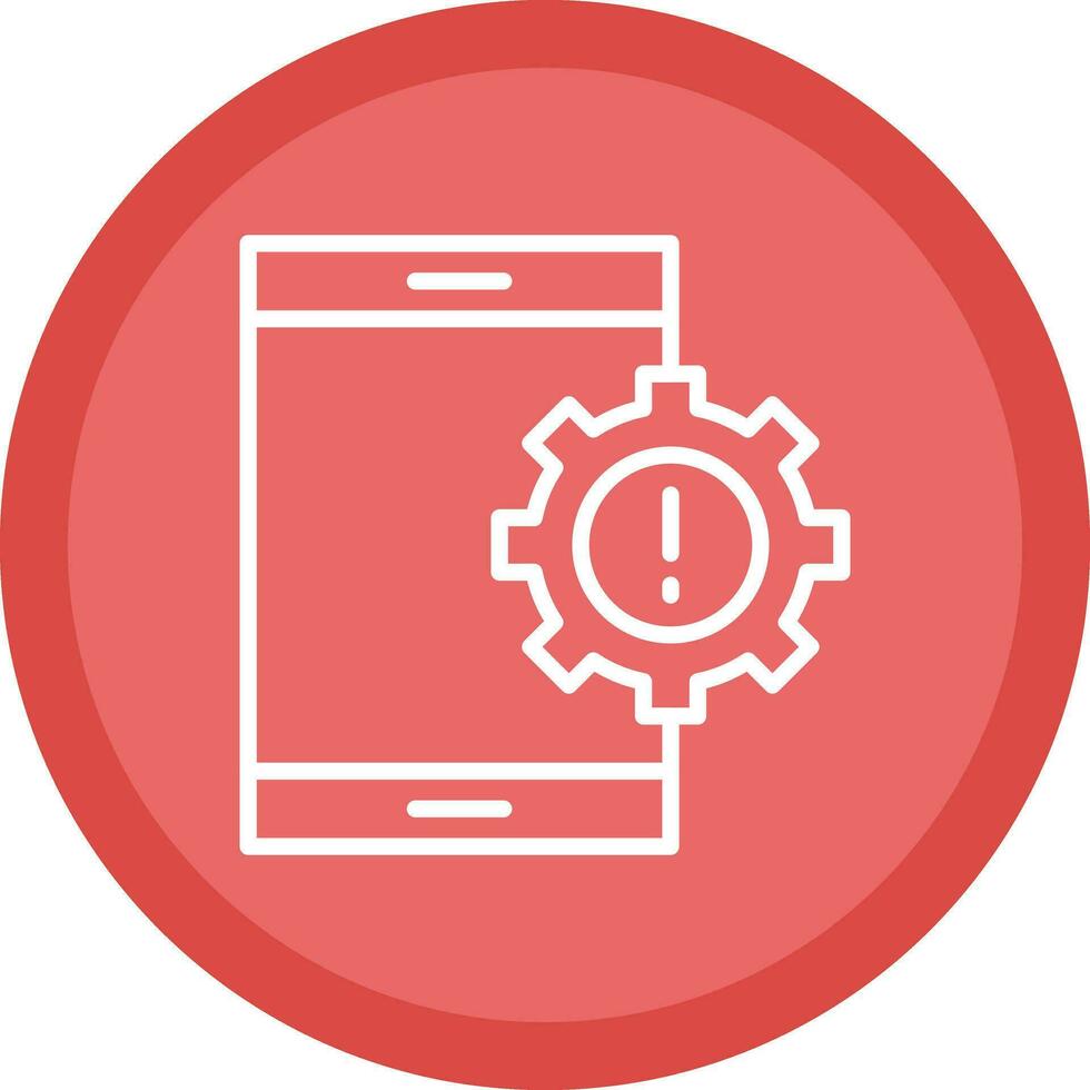 Mobile App Vulnerabilities Vector Icon Design