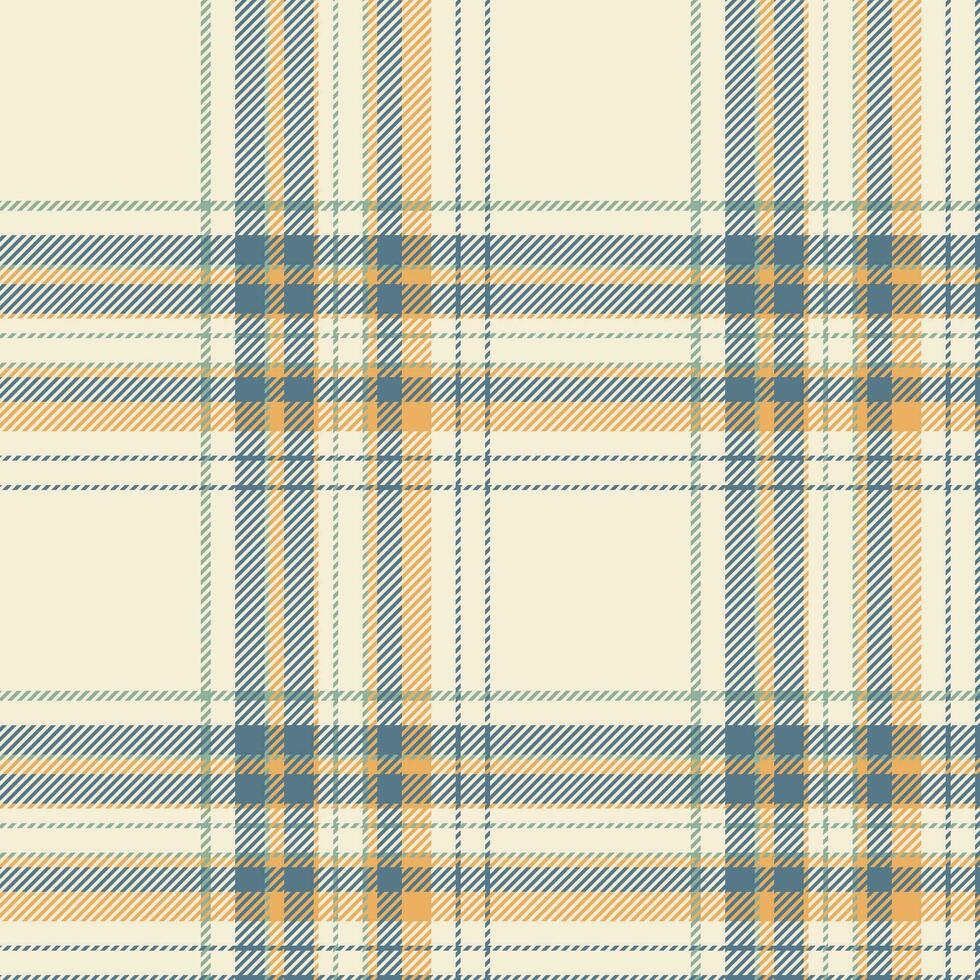 Plaid seamless pattern. Check fabric texture. Vector textile print.