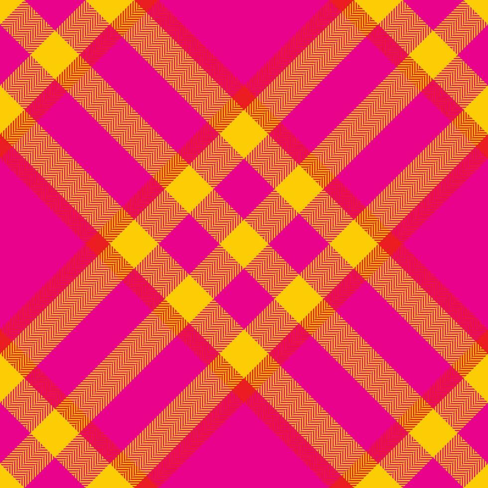 Plaid pattern vector. Check fabric texture. Seamless textile design for clothes, paper print. vector