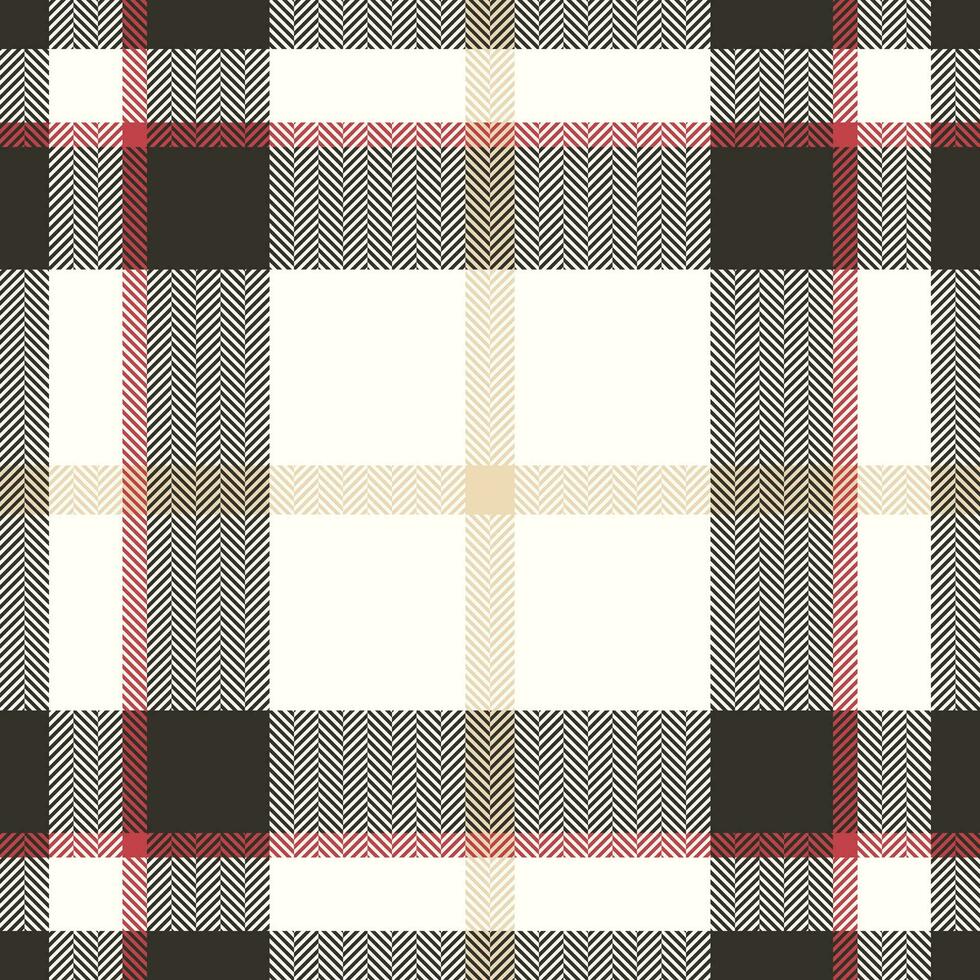 Plaid check pattern. Seamless fabric texture. Tartan textile print. vector