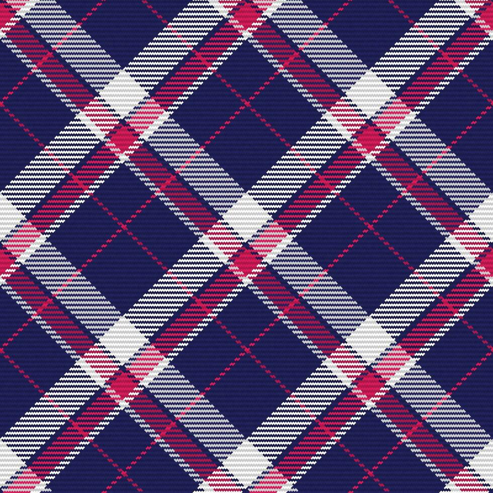 Seamless pattern of scottish tartan plaid. Repeatable background with check fabric texture. Vector backdrop striped textile print.