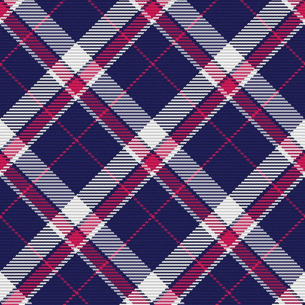 Seamless pattern of scottish tartan plaid. Repeatable background with check fabric texture. Vector backdrop striped textile print.