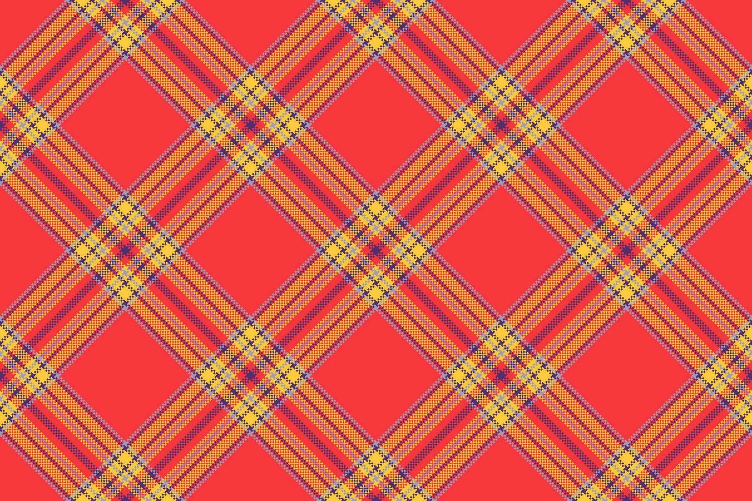 Check background tartan of plaid fabric seamless with a textile pattern texture vector. vector