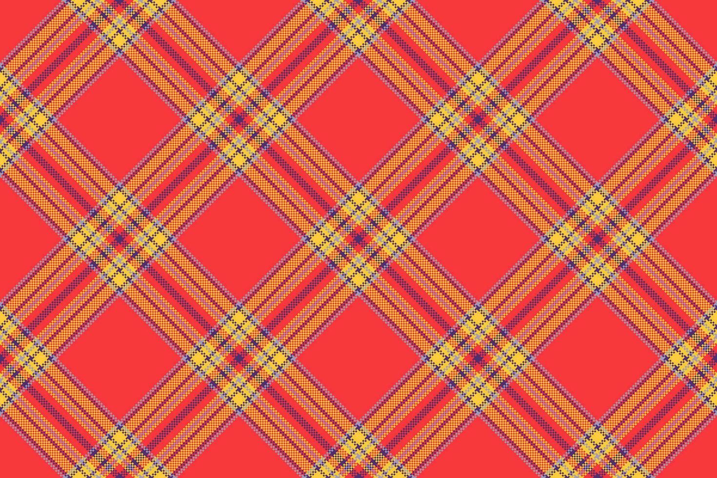 Check background tartan of plaid fabric seamless with a textile pattern texture vector. vector