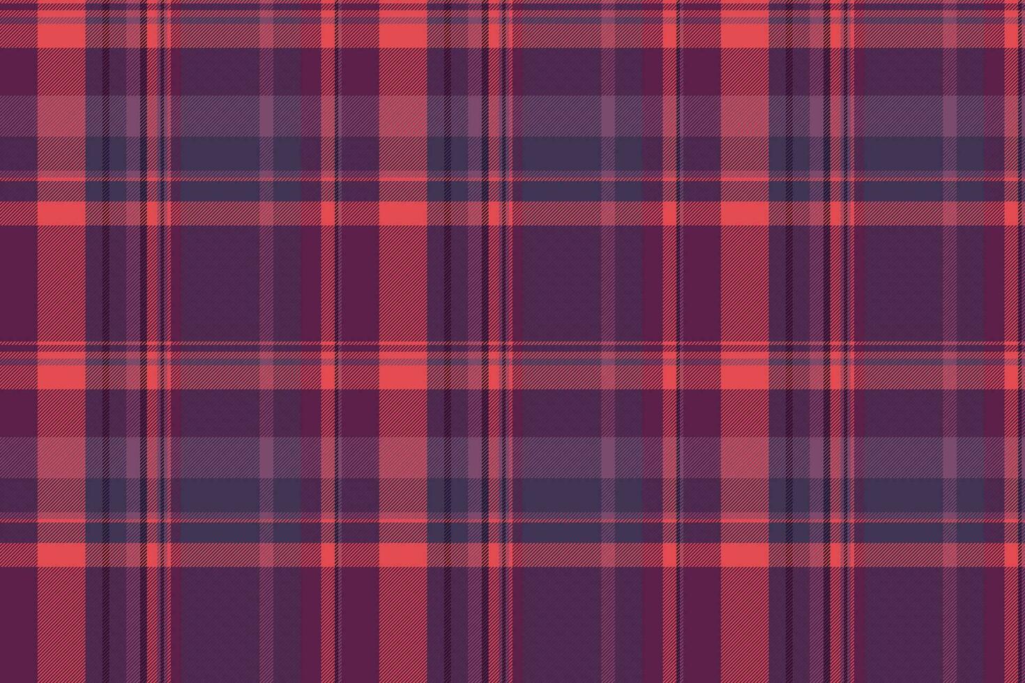 Fabric pattern tartan of background vector texture with a seamless plaid check textile.