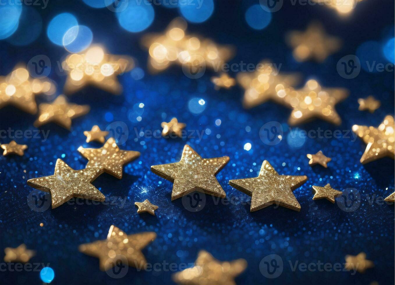 Asbtract Background Wallpaper with Stars Macro Shot AI Generative photo