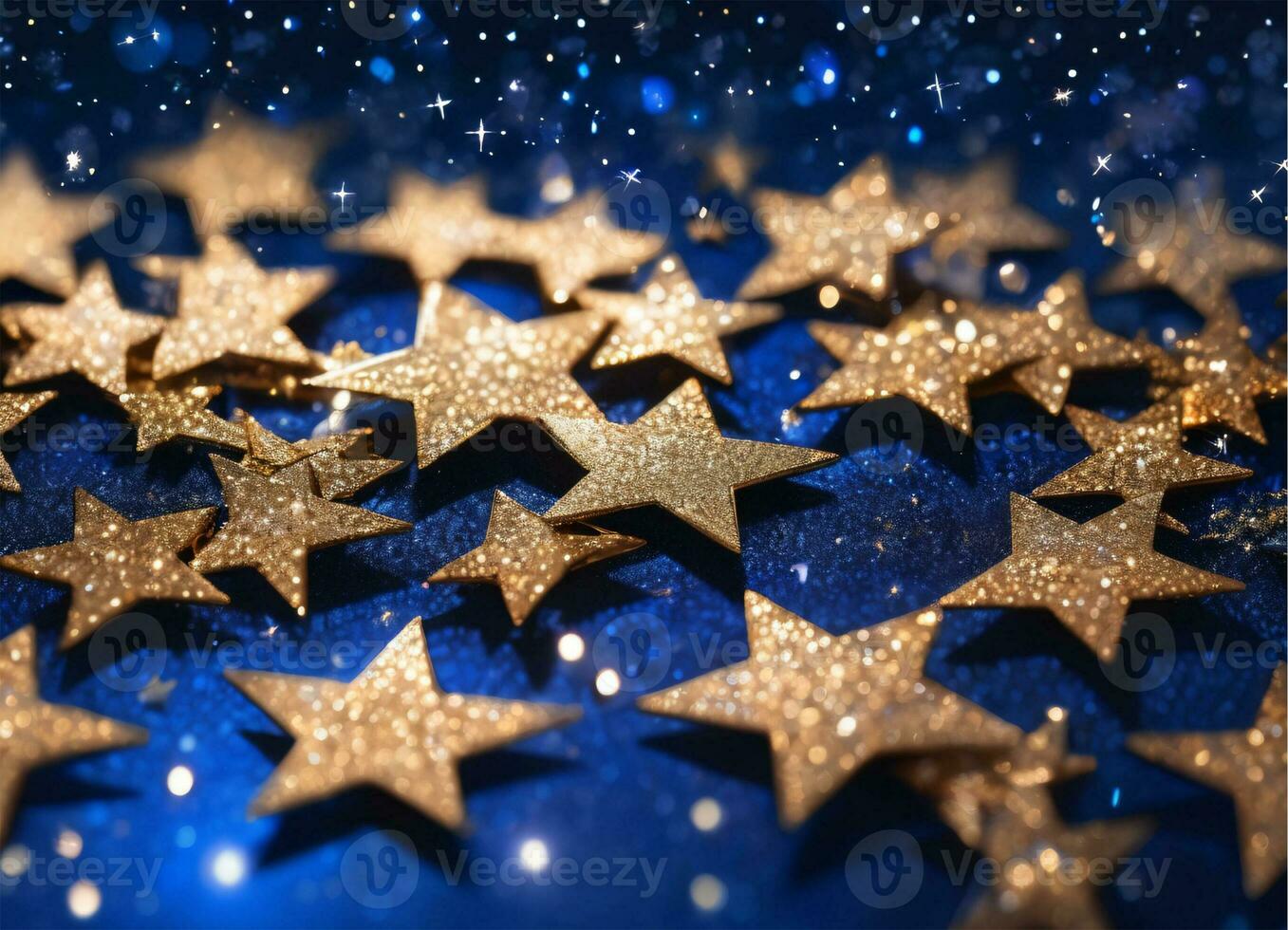 Asbtract Background Wallpaper with Stars Macro Shot AI Generative photo