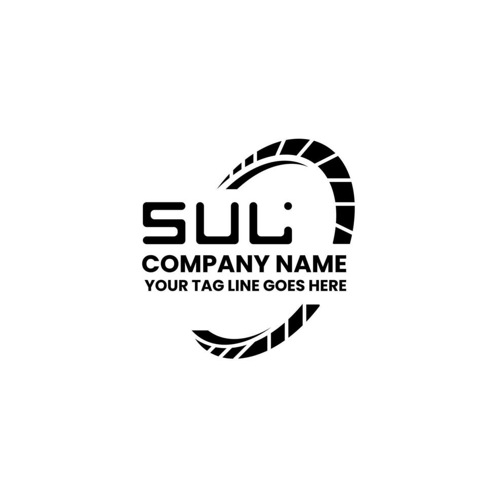 SUL letter logo vector design, SUL simple and modern logo. SUL luxurious alphabet design