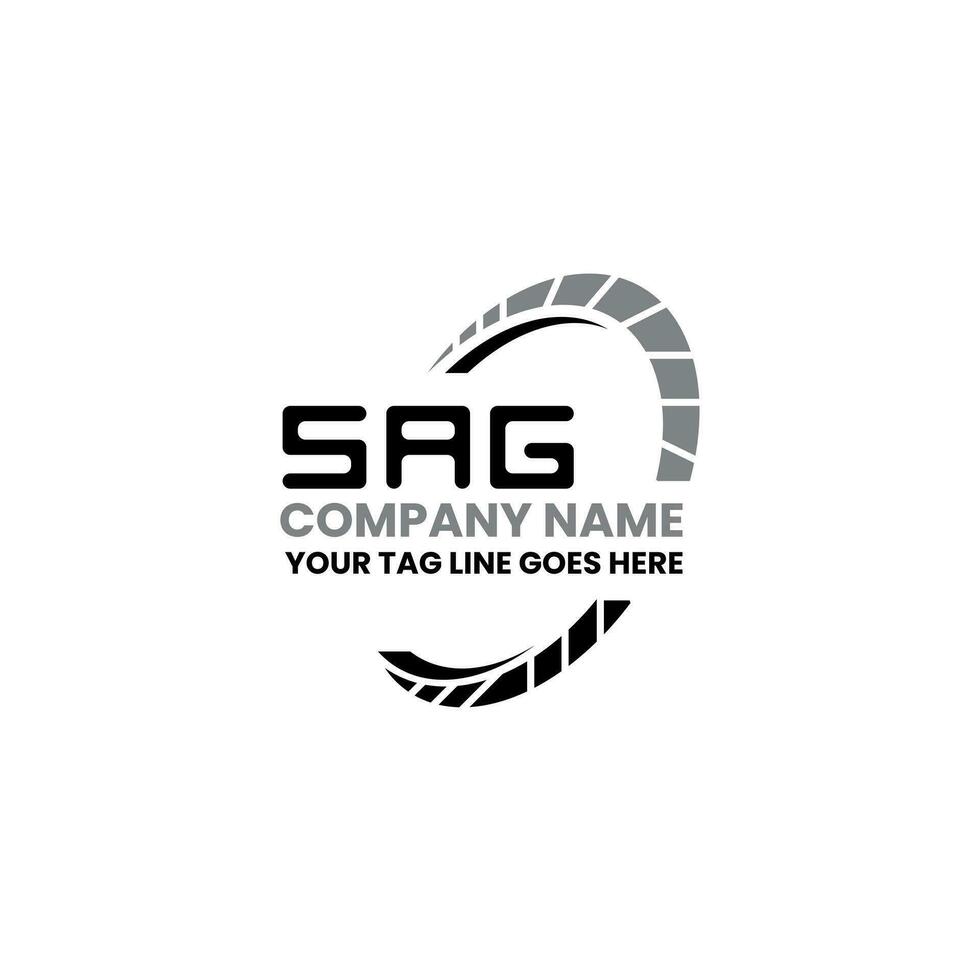 SAG letter logo vector design, SAG simple and modern logo. SAG luxurious alphabet design