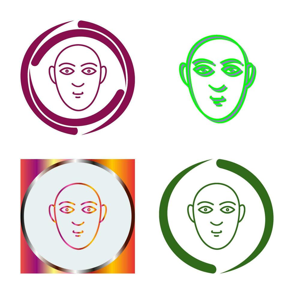 Human Face Vector Icon