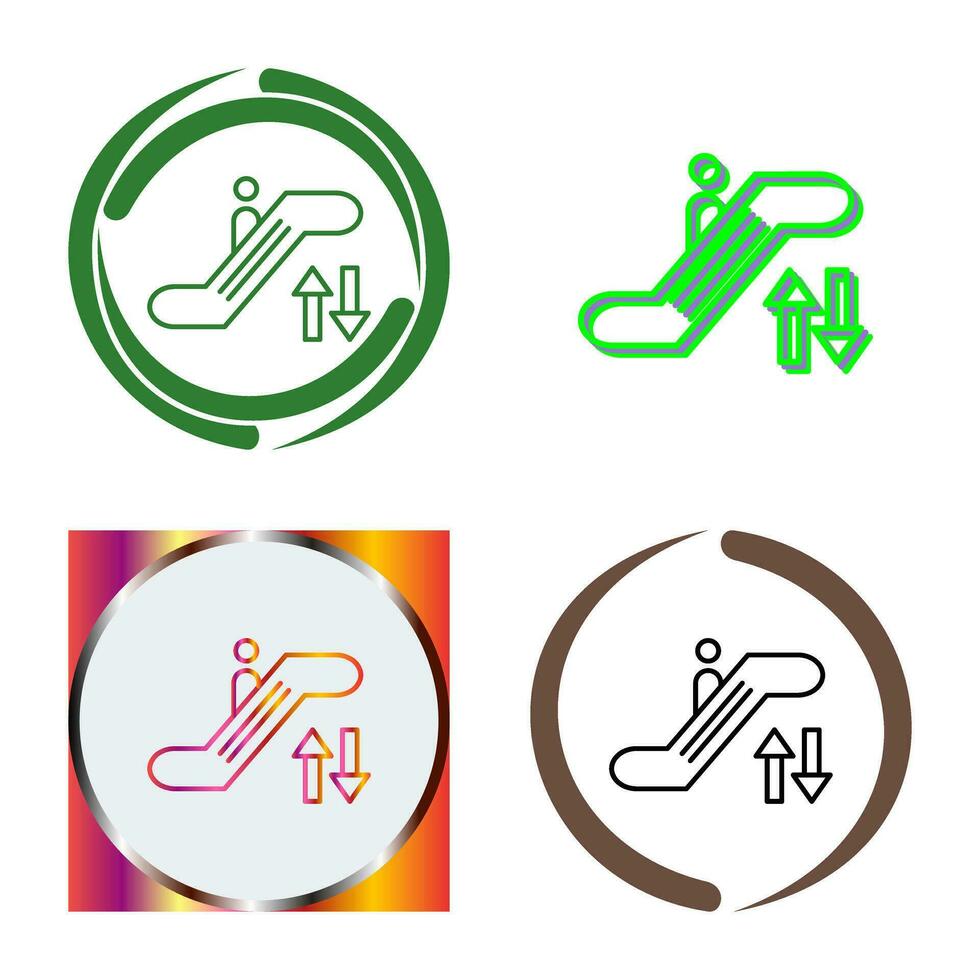 Escalator Vector Icon