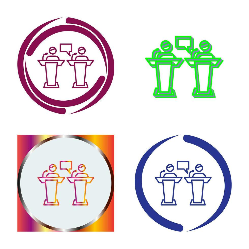 Debate Vector Icon