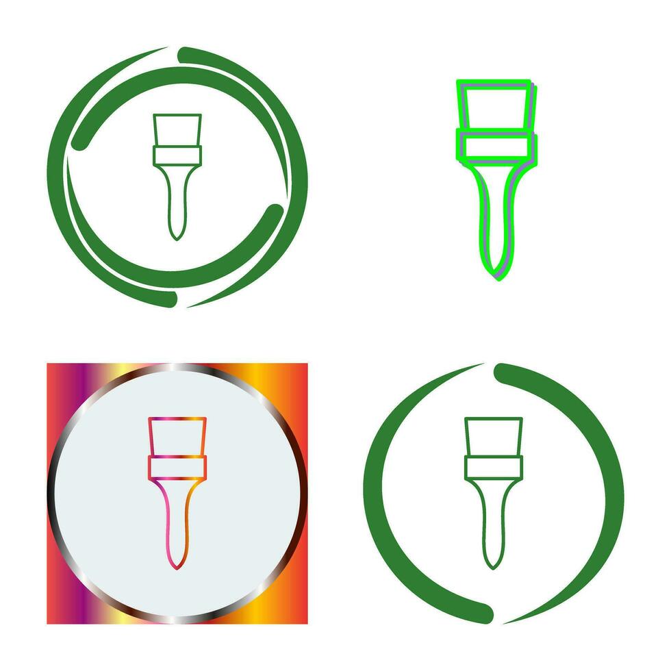 Unique Brush Vector Icon