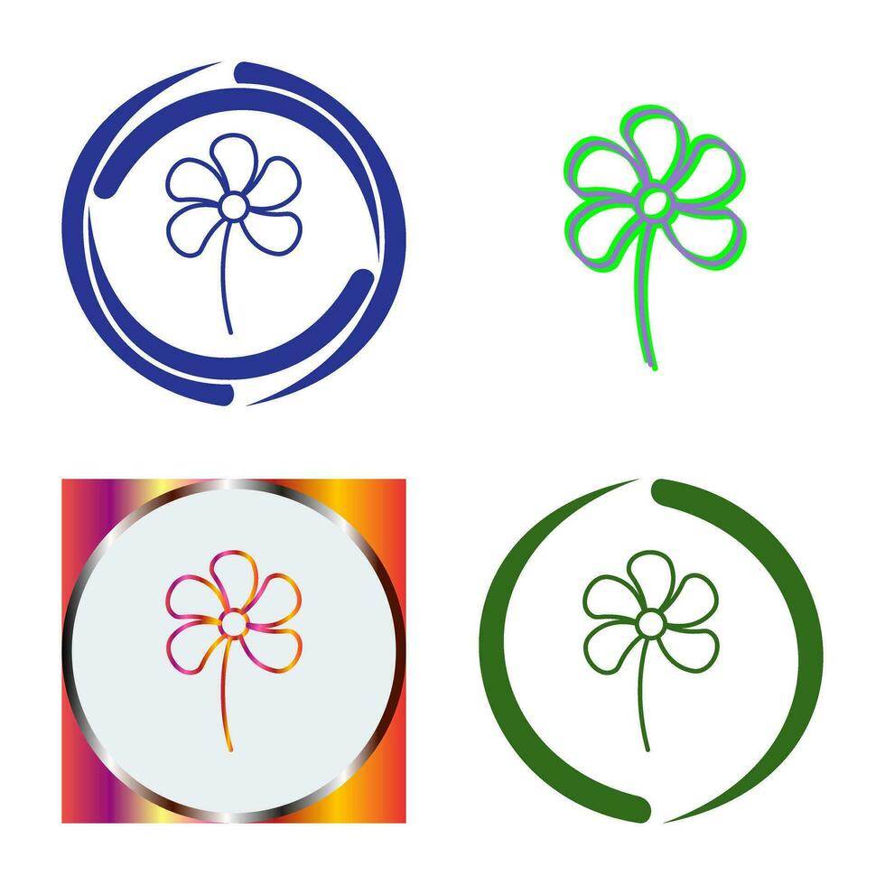 Small flowers Vector Icon