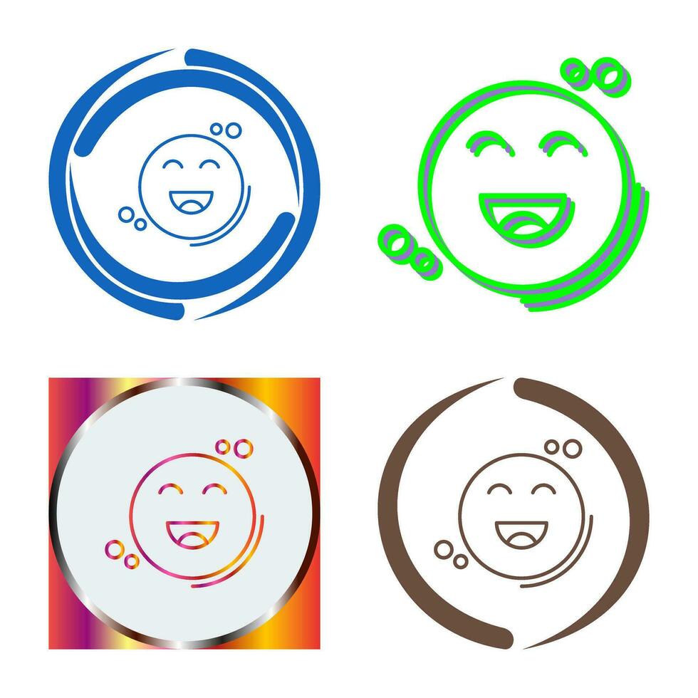 Happiness Vector Icon