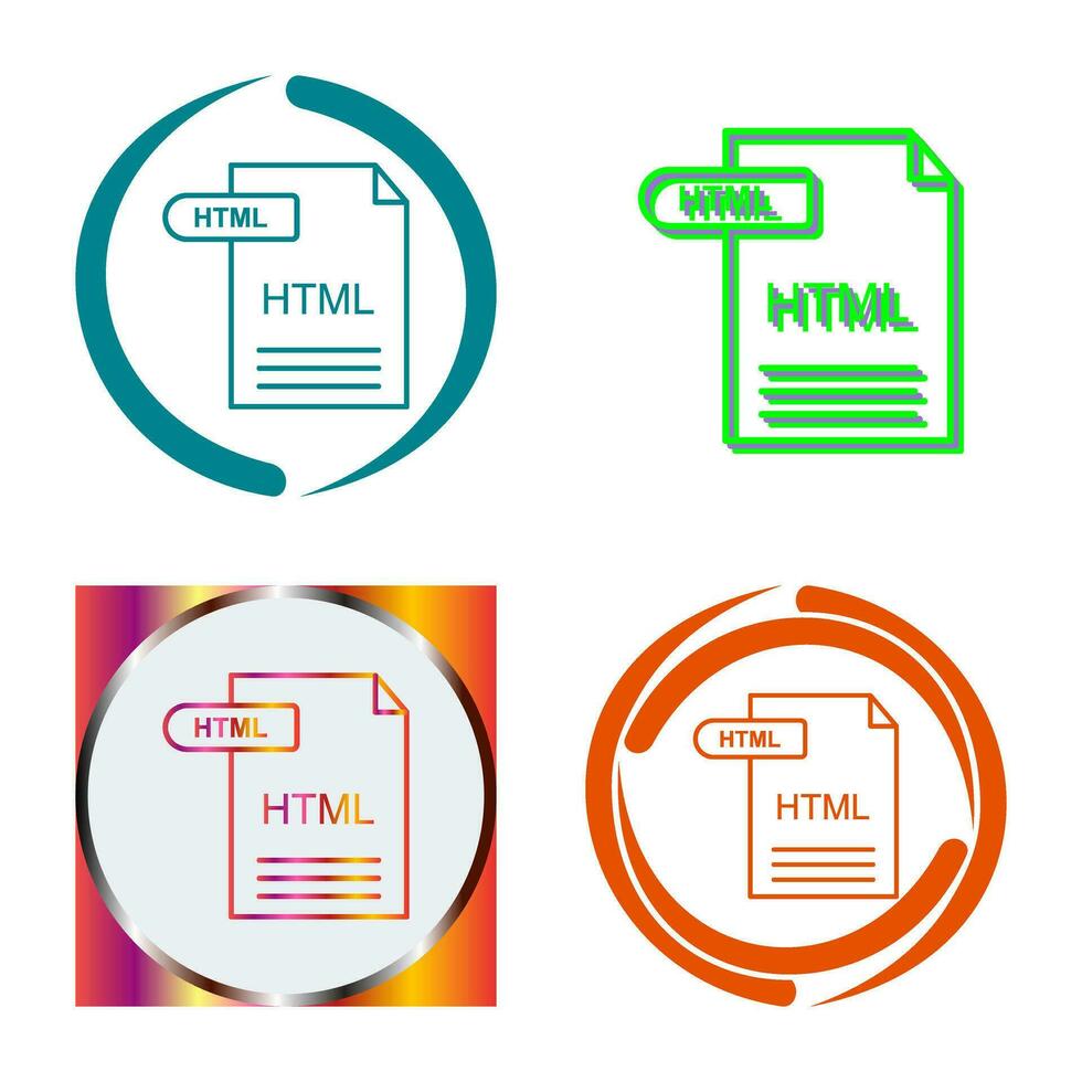 HTML Vector Icon