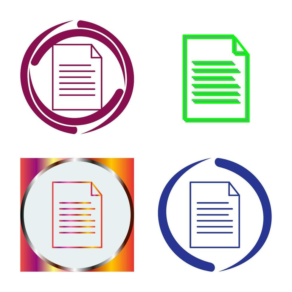 Sheet Vector Icon