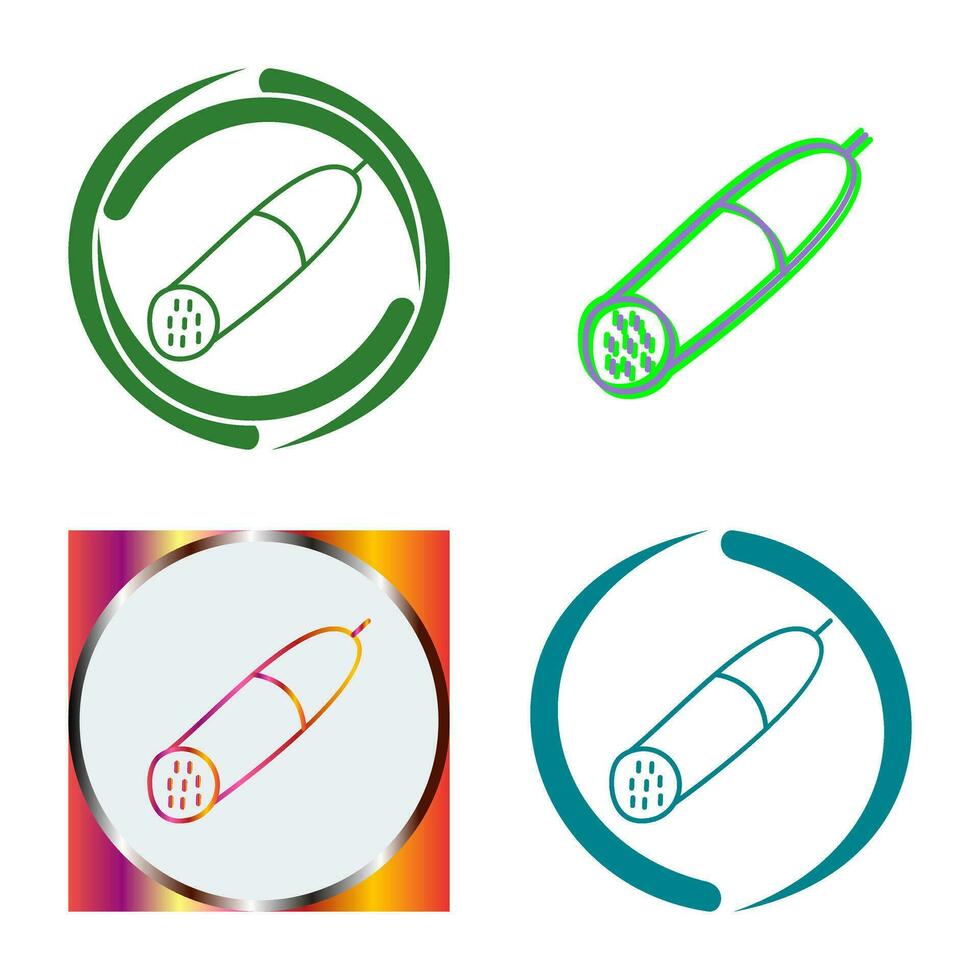Salami Vector Icon