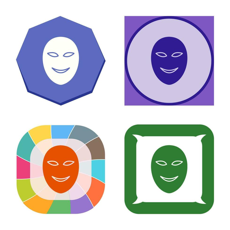 Ancient Face Mask Vector Icon