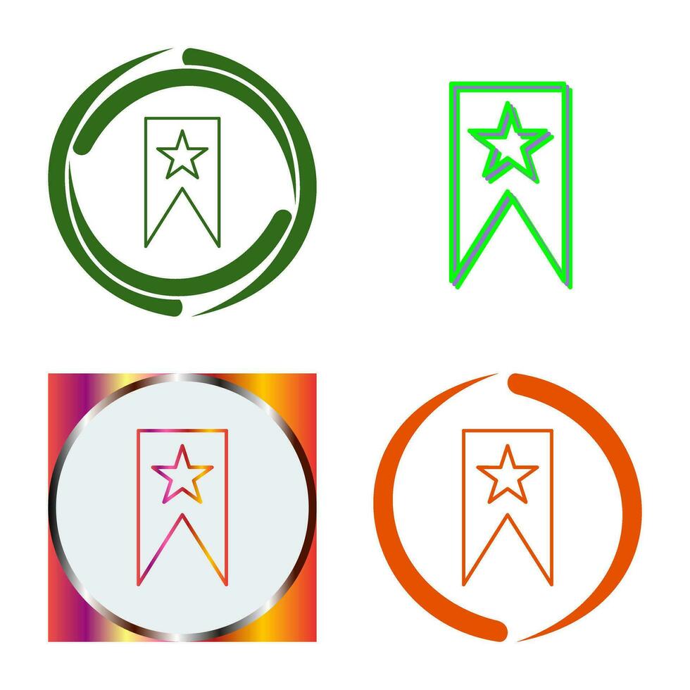 Unique Bookmarking Services Vector Icon