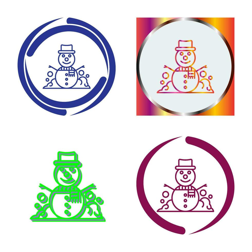 Snowman Vector Icon