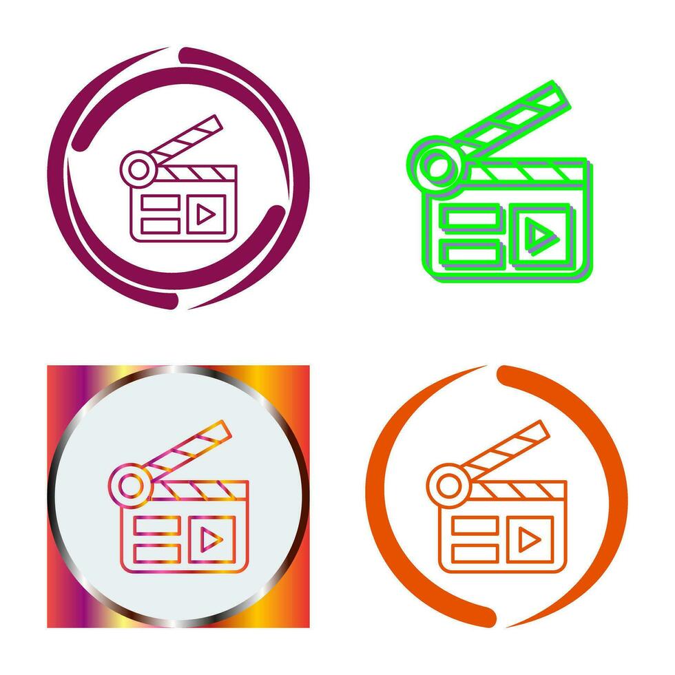 Clapper Board Vector Icon