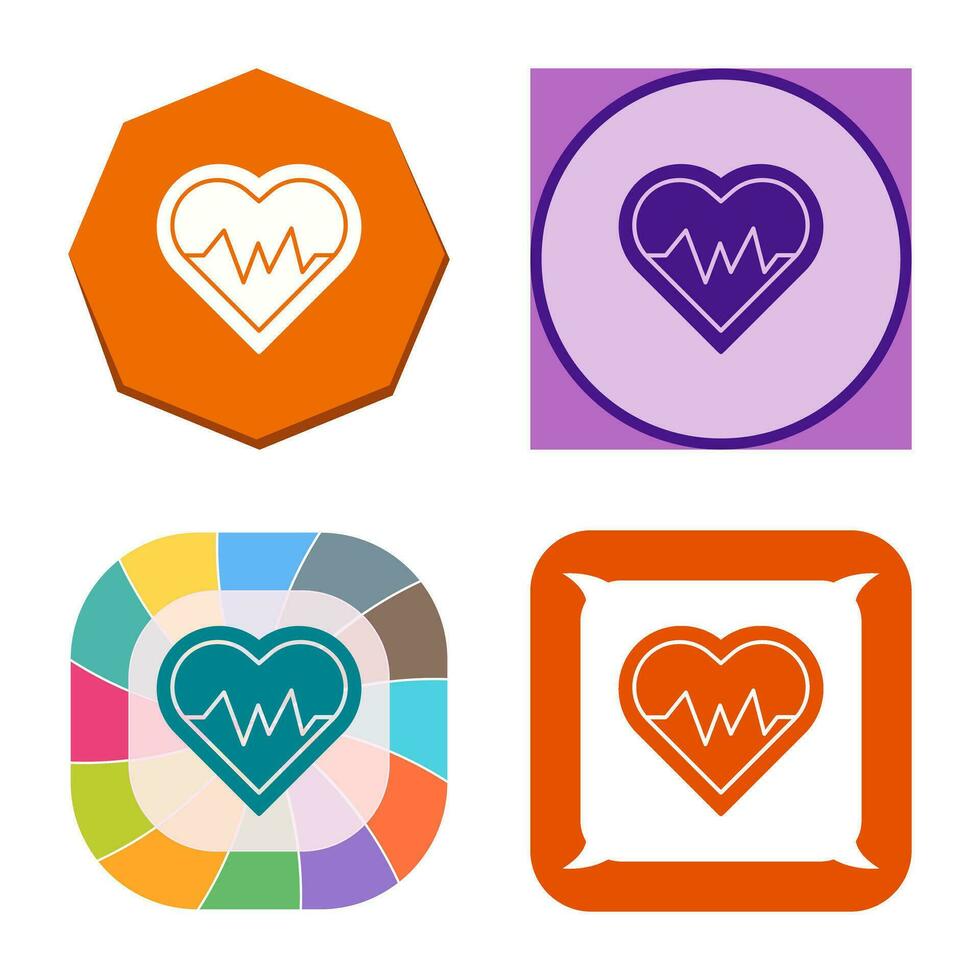 Heart Beat Vector Icon