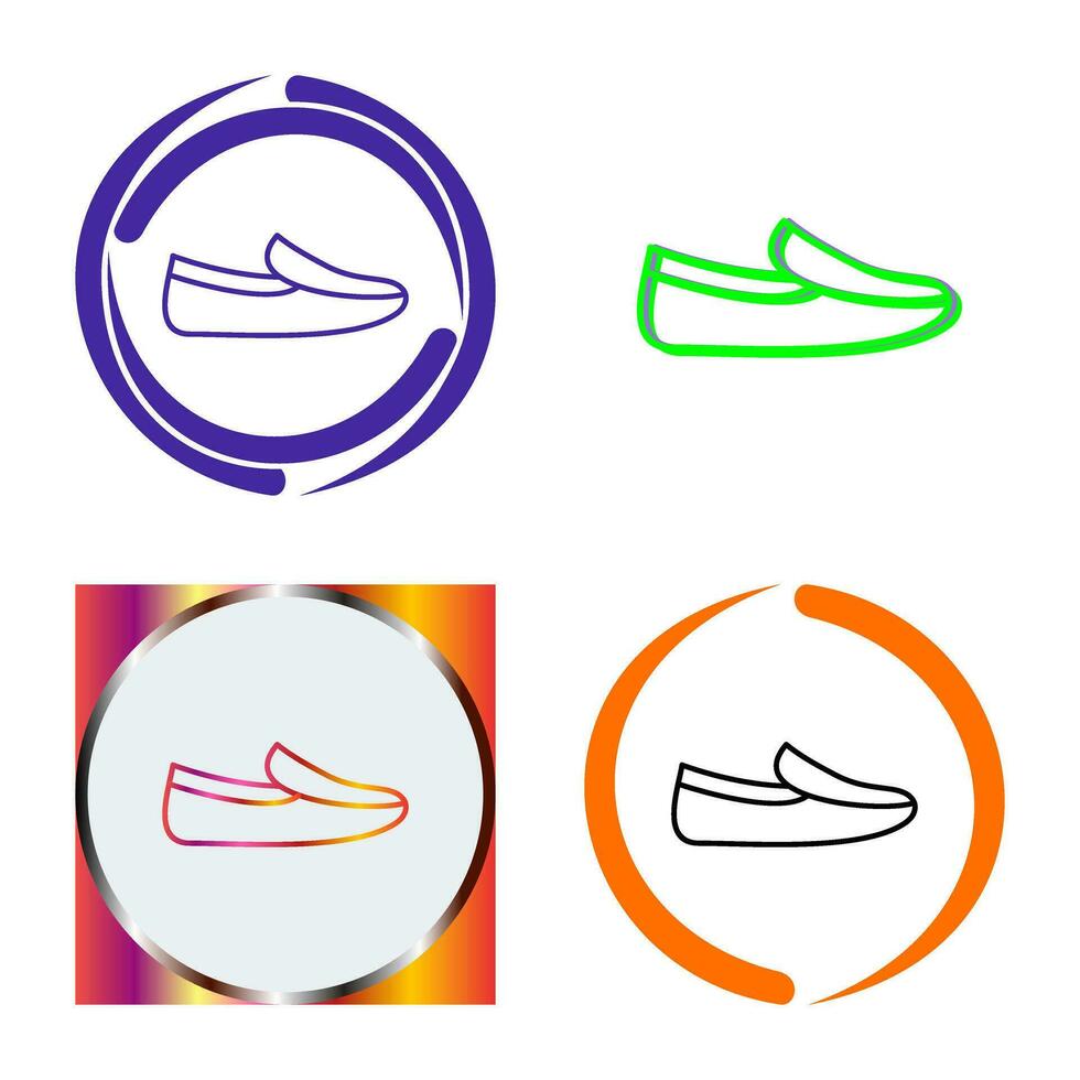 Men's Loafers Vector Icon