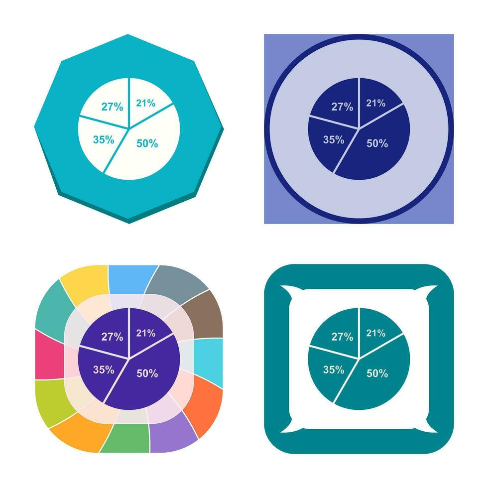 Pie Chart Vector Icon