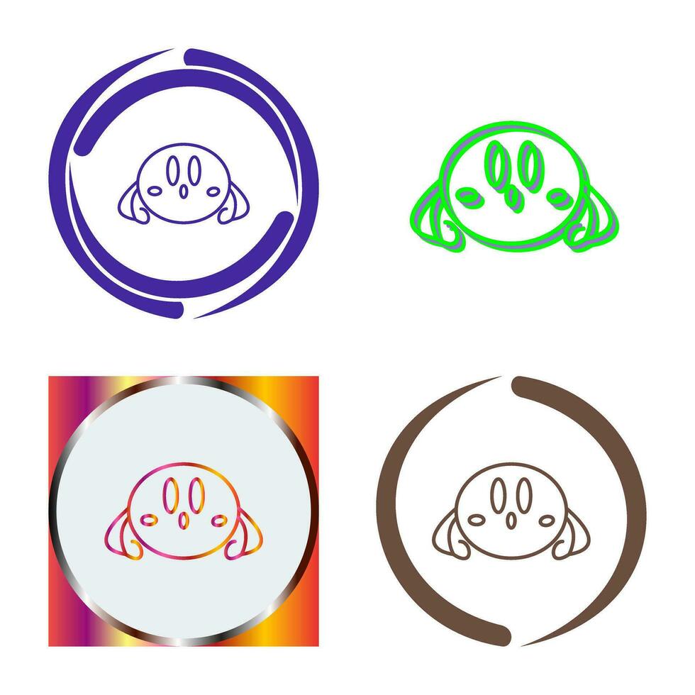 Unique Game Character Vector Icon