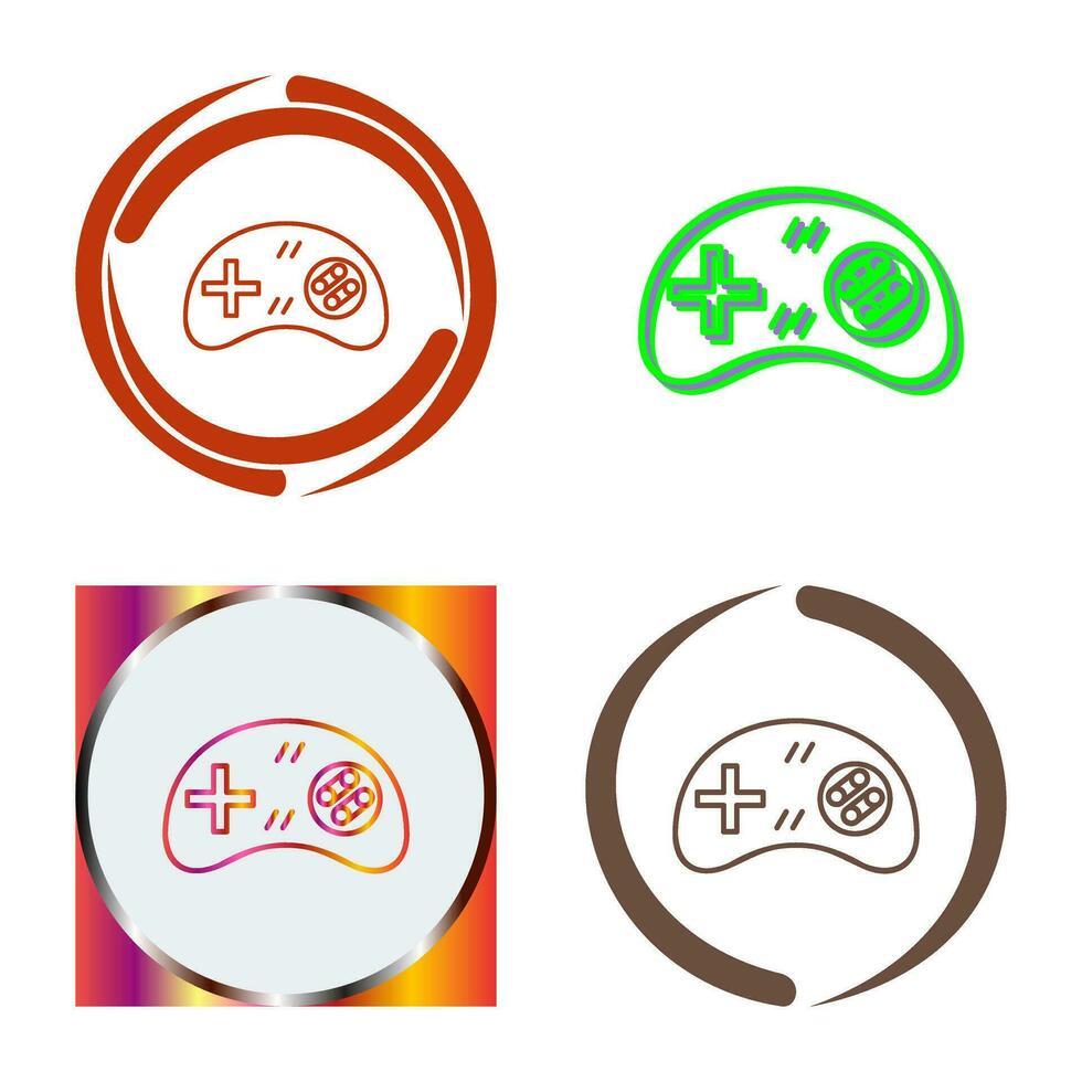 Unique Gaming Control Vector Icon