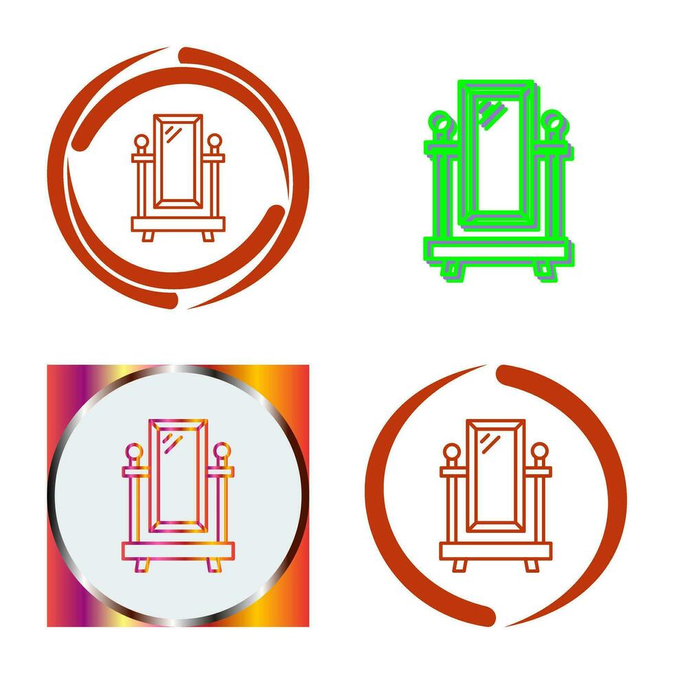 Floor Mirror Vector Icon