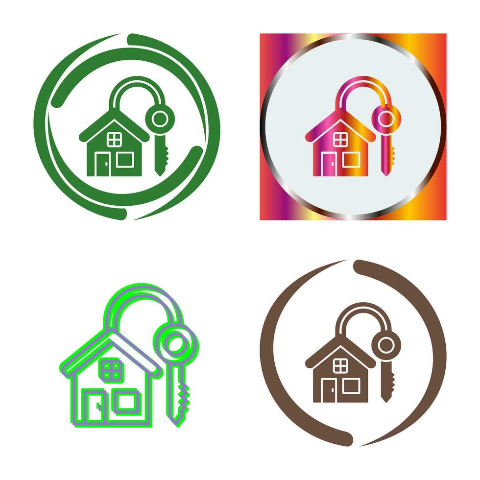 House Key Vector Icon